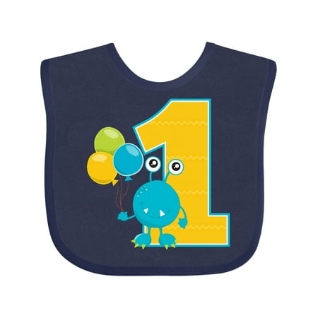 

Inktastic First Birthday Monster Gift Baby Boy or Baby Girl Bib