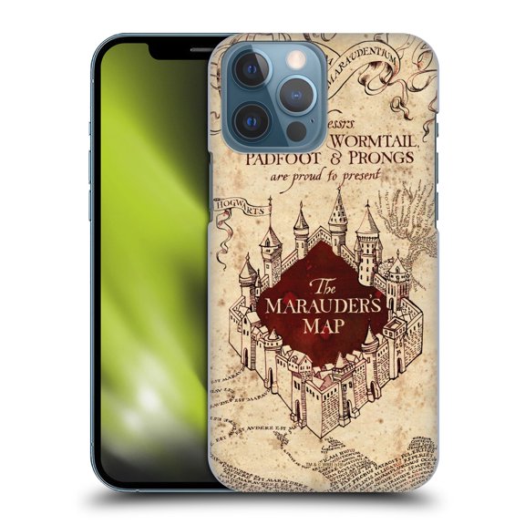 Head Case Designs Officially Licensed Harry Potter Prisoner Of Azkaban II The Marauder's Map Hard Back Case Compatible with Apple iPhone 13 Pro Max