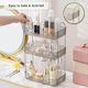 thumbnail image 2 of Bathroom Counter Organizer,3 Tier Vanity Tray,Multifunctional Bathroom Cabinet Pedestal - Clear Gray, 2 of 3