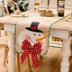 thumbnail image 2 of Mantel navideño rectangular Poliéster 34 * 178 cm Patrones de árboles de Navidad para decoración de mesa navideña, Mantel navideño impreso Mantel absorbente Decoración de año nuevo （B) brillar Electrónica, 2 of 5