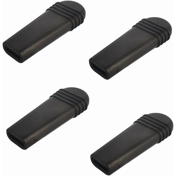 2 Pair Replacement of Wheelchair Brake Handle Cover, Grip, Fit 0.55" *0.14" Flat Wheel Lock Grips, Rollators Walkers Accessories, Medical Equipment(Black)
