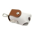 thumbnail image 1 of Dust Proof Golf Ball Carry Bag Carrying PU Storage bag squeeze Container white brown, 1 of 9