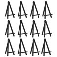 thumbnail image 1 of eBoot 12 Pieces 6.25 Inch Mini Wood Display Easel Black, 1 of 5