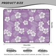 thumbnail image 7 of KEIAHUAN Purple Hibiscus Car Trunk Mat 29" x 39", Non Slip Cargo Liner Rear Trunk Protector, Scratchproof Auto Accessories Fits for Most Cars Sedans, 7 of 7