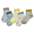 thumbnail image 4 of Calcetines gruesos de algodón con dibujos animados para bebé recién nacido, accesorios de ropa para niños de 0 a 2 años, 5 pares/lote, 4 of 4