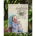 thumbnail image 3 of Coffee First Sign Flag Garden Size BB5403GF, 3 of 3