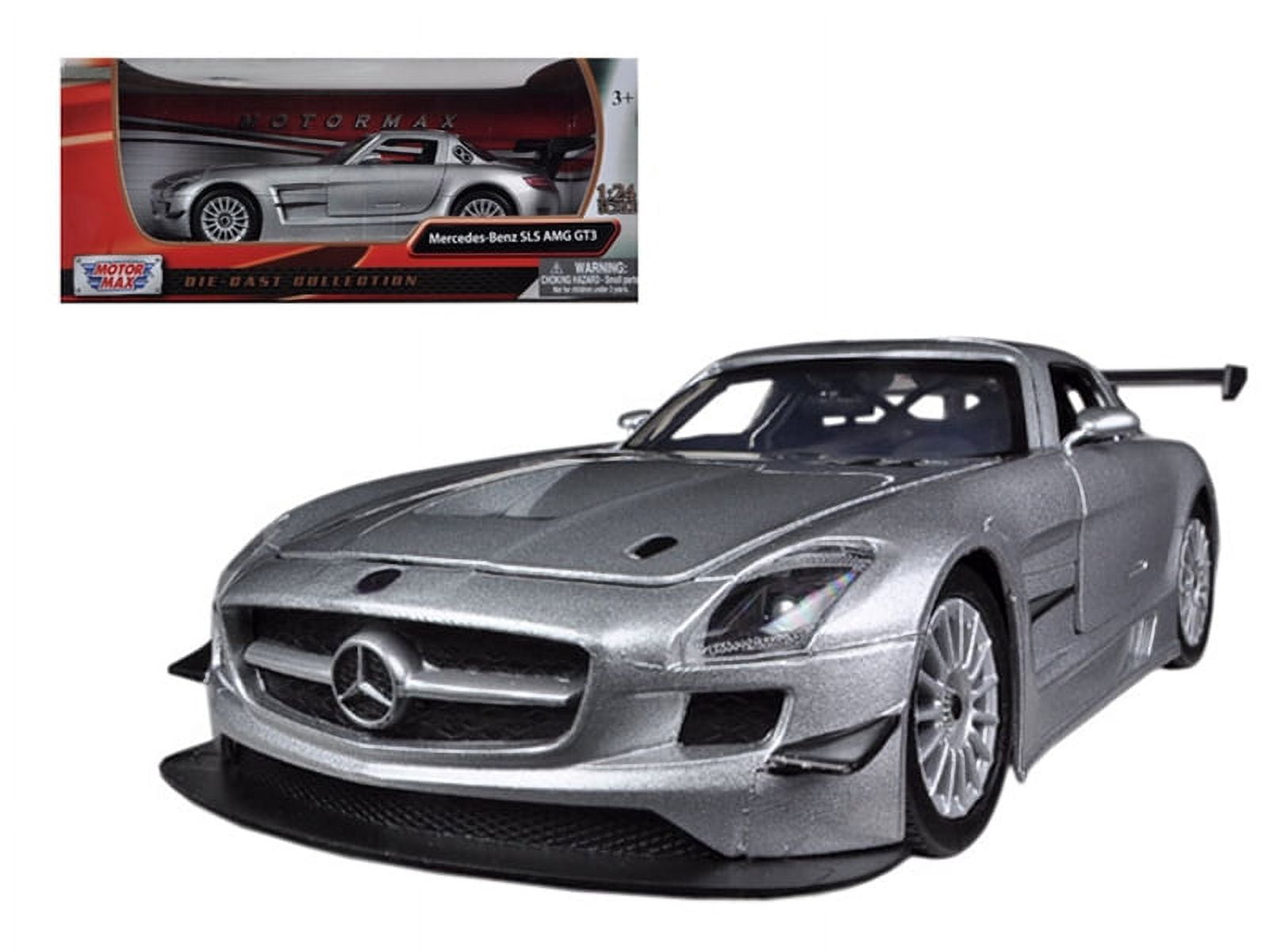 Motormax Mercedes Benz SLK55 AMG Convertible Black 1/24 Scale