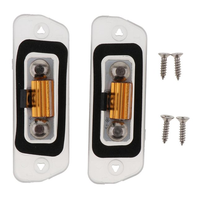 Luz de placa de matrícula ,Luz de matrícula,Lámpara de luz de matrícula,Luz LED para matrícula de camión,Lámpara de licencia,Matrícula Led Tira,Lentes de Baoblaze Luz de placa de matrícula de coche