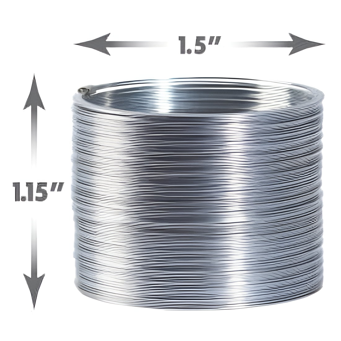 Just Play Slinky Jr. the Original Walking Spring Toy, 5-pack Small Metal Slinkys, Kids Toys for Ages 5 up