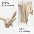 thumbnail image 7 of Smuge 18 pcs Bath Towel Sets, Include 6 Bath Sheet Towels, 6 Hand Towels, 6 Washcloths, Soft Microfiber Highly Absorbent Shower Towel for Bathroom Gym Spa(Camel), 7 of 7