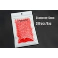 thumbnail image 2 of 200 pcs/lot Plastic 6mm Round UV Red Fishing Beads Hard Floating Bobber Bulk Beads Fishing Accessories$$Sport & Recreation Other, 2 of 7