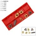 thumbnail image 4 of Lefu 7pcs Carbide Inserts for 16mm Shank Lathe Boring Bar Turning Tool Holder CS, 4 of 7