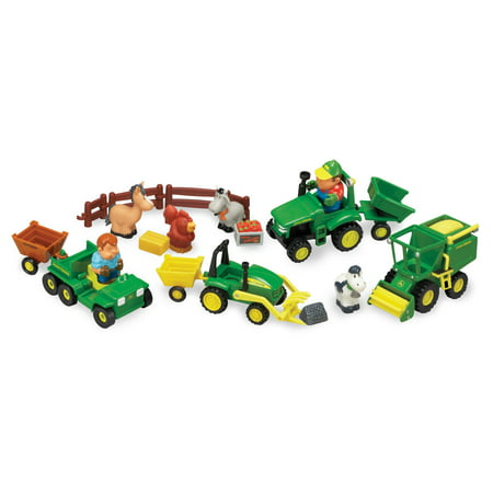 John Deere 1st Farming Fun, Fun on the Farm Toddler Tractor Set, 20