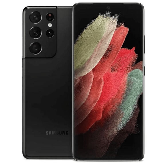 Pre-Owned Restored Samsung Galaxy S21 Ultra Unlocked 128GB Phantom Black