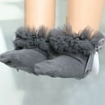 thumbnail image 3 of Toddler Baby Girls Princess Bowknot Frilly Trim Socks Cotton Ruffle Socks, 3 of 7