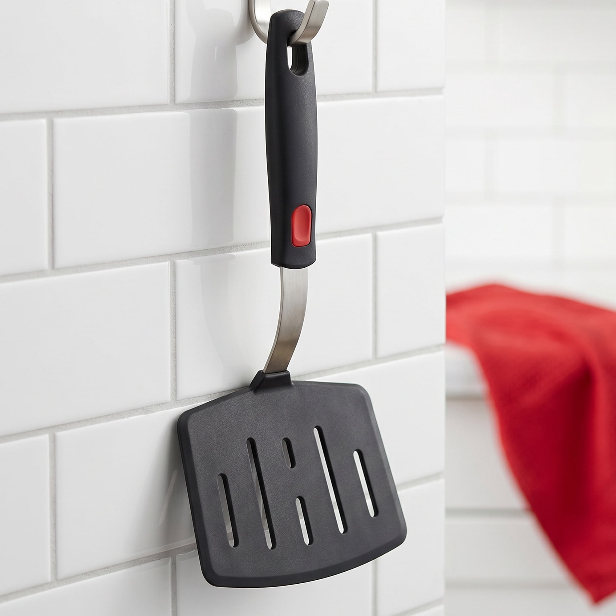 Unique Bargains Durable Heat-Resistant Dishwasher Safe Spatula Utensil Black 10.8" x 6"