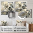 thumbnail image 4 of Designart "Subdued Geometric Blend Grey and Beige III" Minimalism Metal Wall Art Prints, 4 of 5
