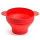 thumbnail image 4 of Popcorn Bowl Micro Bowl de Silicona para Palomitas de Maíz - Plegable rojo, 4 of 5