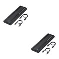 thumbnail image 2 of Inteprter 5/10Gbps M2 SSD Case NVME Protocolo dual M.2 a adaptador de unidad USB NGFF Type5 NO5, 2 of 6
