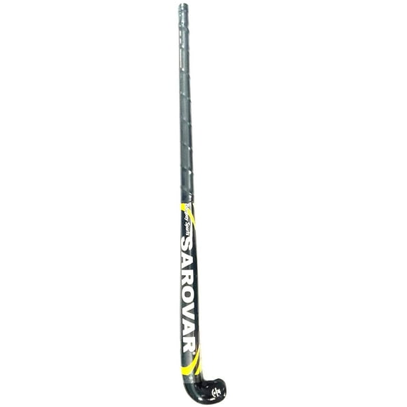 Hockey Bâton Pr Bâton de Hockey de Terrain L - Bâton de Hockey 36 Pouces - 36 Pouces (Noir) Double Fibre de Verre Offre une Puissance et une Rigidité Supplémentaires, Offre une Flexibilité Adéquate