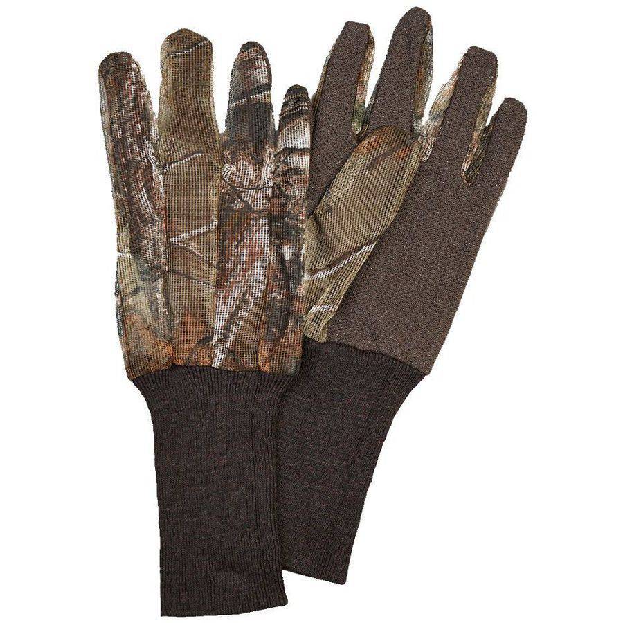 Hunters Specialties Gloves, Realtree Xtra Dot Grip Palm Net, One Size