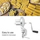thumbnail image 4 of Manual Macaroni Maker, Cavatelli Maker Machine for Authentic Italian Pasta, Portable Hand Cranking, 4 of 5