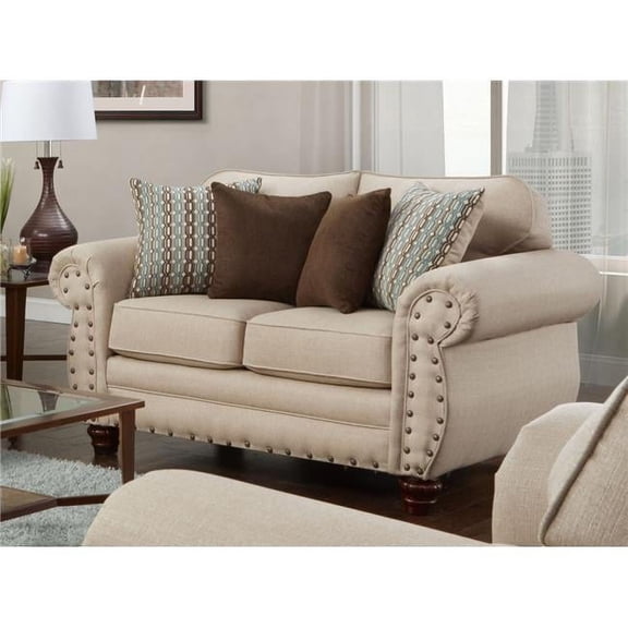 36 x 67 x 37 in. River Bend Sectional Sofa, Abington Sand - 2 Piece