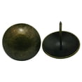 thumbnail image 1 of 20pcs 1.6 Inch Antique Brass Round Large-headed Nails, 1 of 5