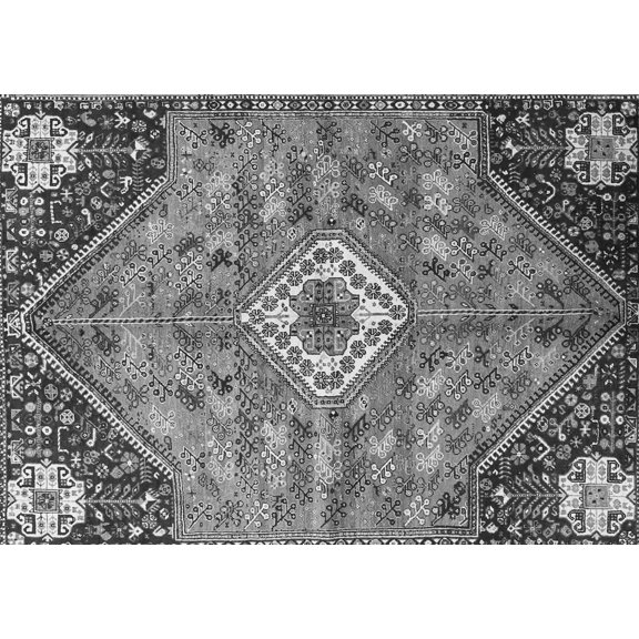 Ahgly Company Indoor Rectangle Persian Gray Traditional Area Rugs, 4' x 6'