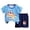Sky Blue, variant on toddler easter outfit boy Boys Summer Outfits Short Sleeve T Shirt And Shorts Set Casual Playwear For Toddlers Kids Ages 1 7 Comfortable Breathable Daily Wear