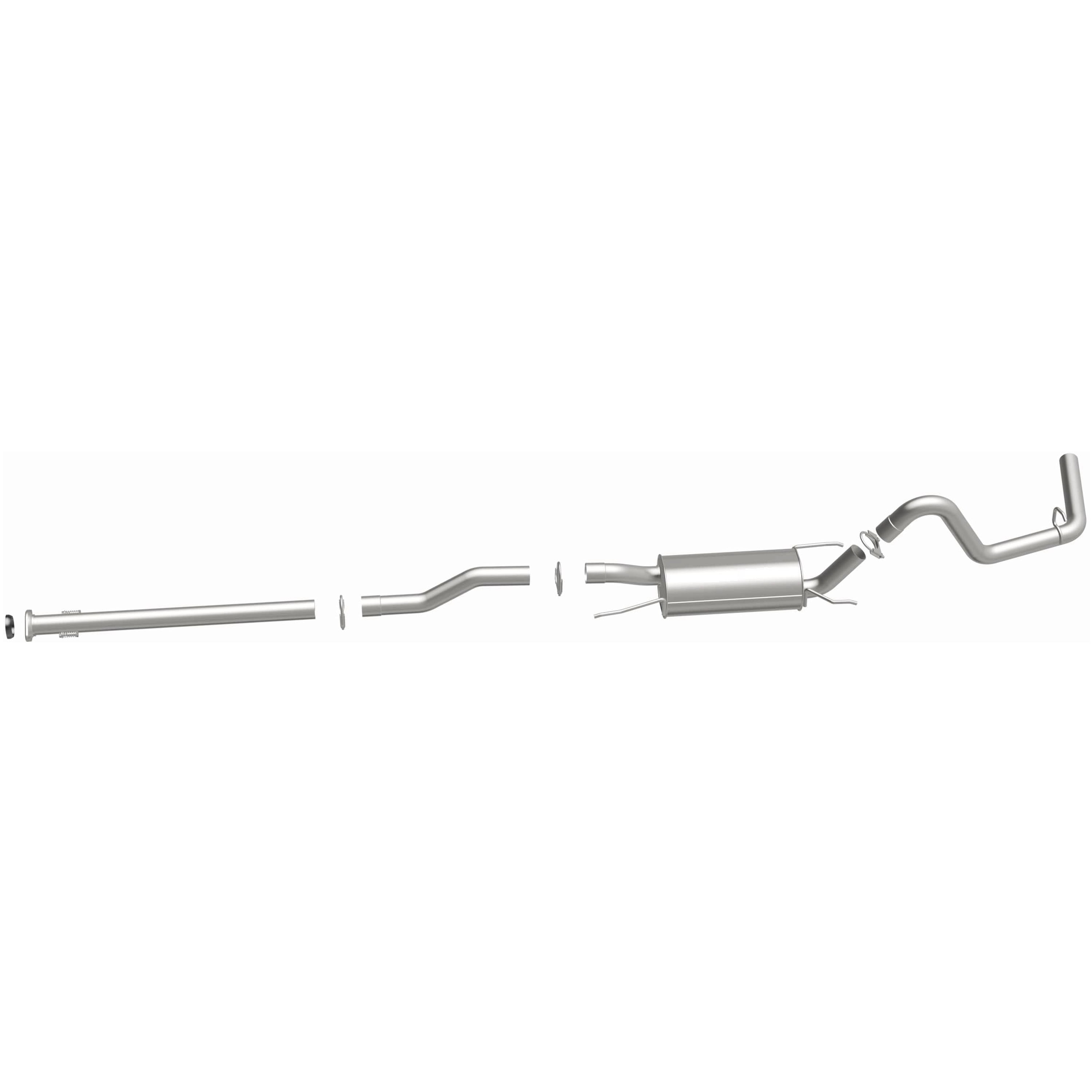 BRExhaust OE Replacement Exhaust System Kit 106-0171: Compatible with 2005-2012 Toyota Tacoma 4.0L