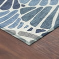 thumbnail image 3 of Addison Rugs Chantille Indoor/Outdoor Transitional Floral Blue Machine Washable Rectangle Rug, 8' x 10', 3 of 8
