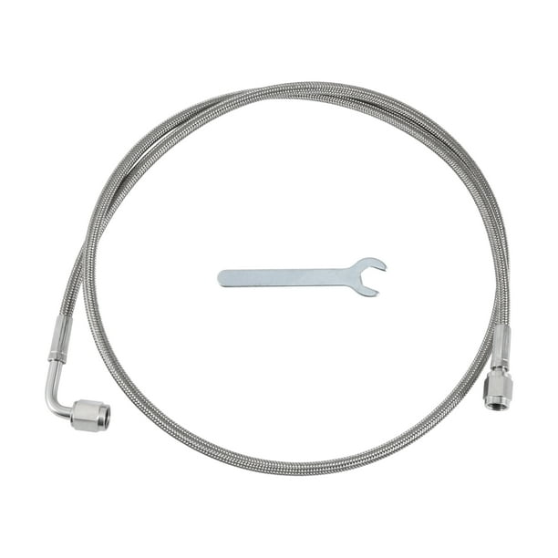 Kit de línea de alimentación de aceite de turbo AN-3 Unique Bargains 3.66 pies Línea de drenaje y retorno de aceite de turbocompresor a presión con adaptador, llave 1 juego