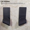 thumbnail image 2 of LISHI 6-Piece Wall-Mounted Unperforated Pot Lid Storage Rack for Home, Restaurant, and Kitchen, 2 of 5