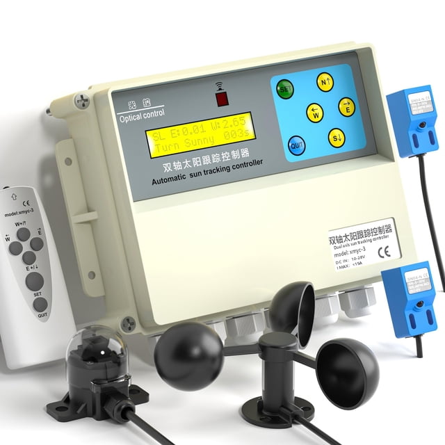 Controlador de Seguimiento Solar de Doble Eje WQV con Seguimiento Automático del Sol