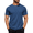 Dark Blue, variant on COOFANDY Men's Cotton Stretch T-Shirts Round Neck Short Sleeve Tees Casual Summer Classic Basic Tops