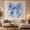 Floral Ribbon Bow, variant on Blue Floral Ribbon Bow Tapestry