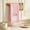 Pink, variant on Cute Leaf Shaped Hanging Hand Towel, Absorbent Soft Plush Fingertip Towel with Hanging Loop, Decorative Plant Hand Towel, for Kitchen, Bathroom and Living Room
