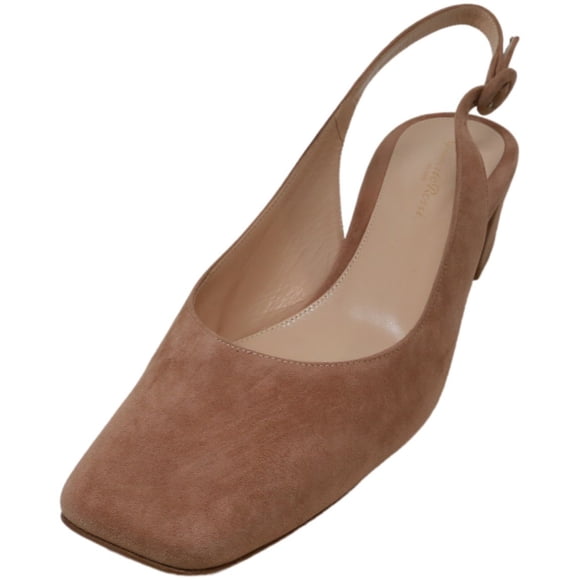 Gianvito Rossi Women's Tish Praline Ankle-High Leather Slingback - 9M
