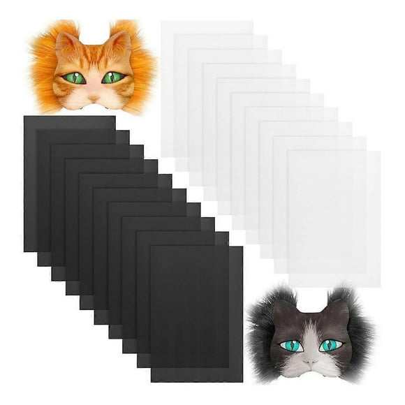 20pcs Plastic Mesh Fursuit Waterproof Printable Mesh Canvas Sheets,DIY Fur Costume Cosplay