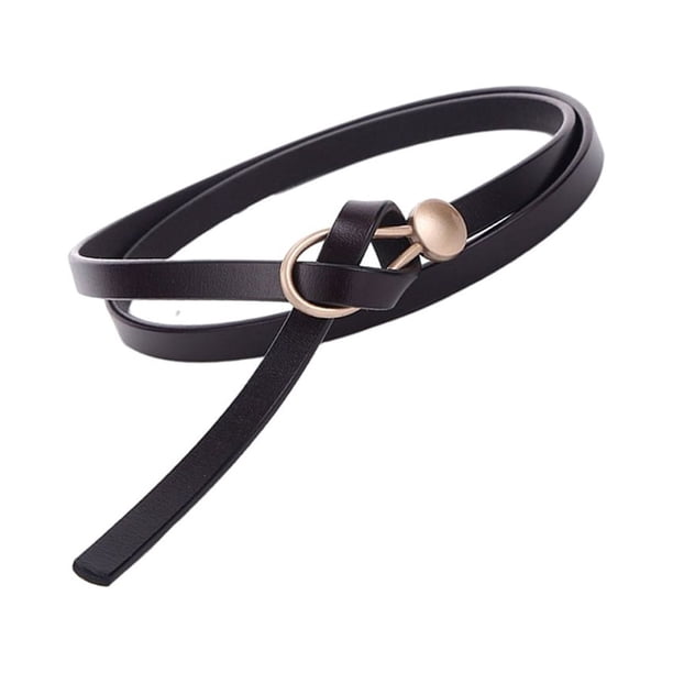 Wisewang Leather Women Belt Summer Pin Buckle Length Adjustable