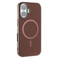 thumbnail image 4 of for iPhone 14 Strong Magnetic Case Compatible with Mag-Safe, Luxury Elegant PU Leather TPU Bumper Shockproof Protective Slim Magnetic Phone Cover for iPhone 14, Brown, 4 of 6