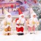 thumbnail image 4 of 5 uds muñecos tejidos a mano de Papá Noel adornos de esquí de Navidad decoración de Navidad Sailing Electrónica, 4 of 5