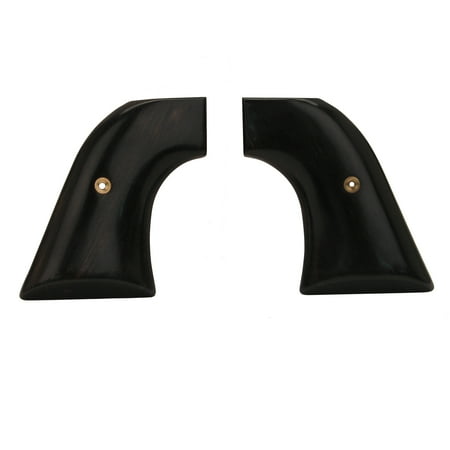 Hogue Scrimshaw Grips XR3 Blackhawk/Vaquero, Ebony Cowboy Pan