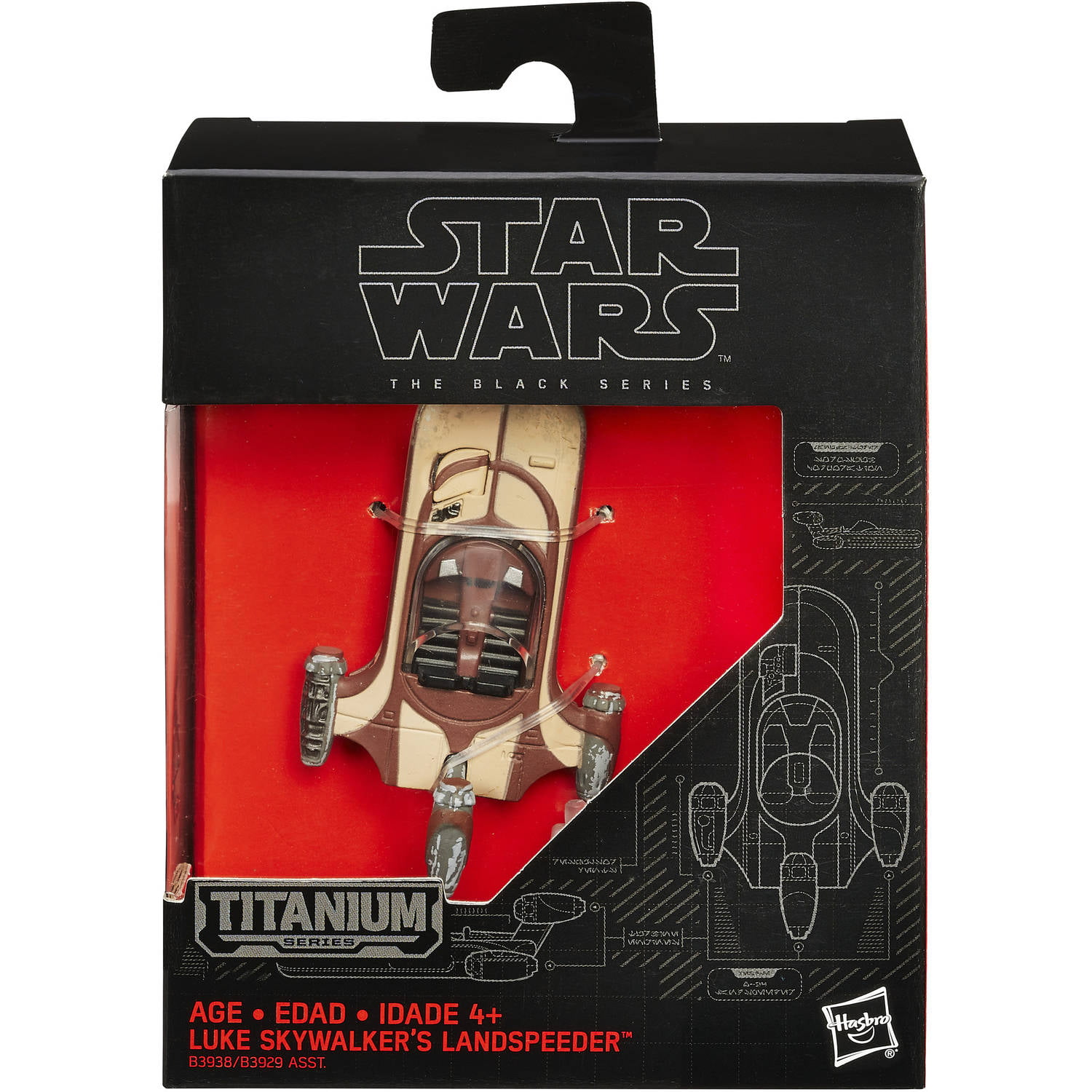 Details about   STAR WARS The Black Series Luke Skywalker Titanium Series Figurine 