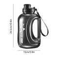 thumbnail image 5 of JLFNYA Water Bottle,with Straw&Lanyard Leak-Proof BPA Free Reusable Gym Sports Outdoor Large Capacity,Water bottle for hiking,Black, 5 of 5