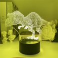 thumbnail image 1 of Luz nocturna LED 3D con dinosaurios que cambian de color para niños, 1 of 5