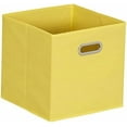 thumbnail image 5 of 6 ct Open Fabric Cube Storage Bins, Golden Yellow, 5 of 5