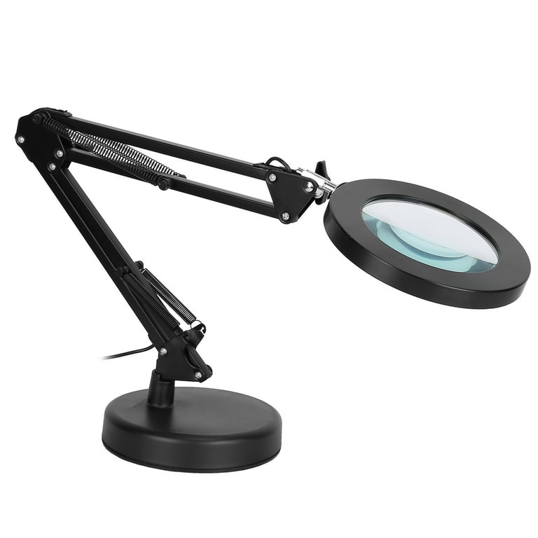 8X Magnifying Glass with Light and Stand, 3 Color Modes Stepless Dimmable  Adjustable Swing Arm LED Magnifying Floor Lamp for Reading, Crafts, Close  Work - China LED Desk Lamp, Table Light