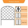 thumbnail image 5 of 24" (H) x 10FT (L) Metal Decorative Garden Fence Outdoor Patio Barrier Compact Spacing, 5 of 6